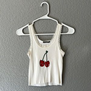 Small Brandy Melville cherry tank